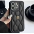 APPLE IPHONE UYUMLU DERİ ROSE TASARIMLI KILIF