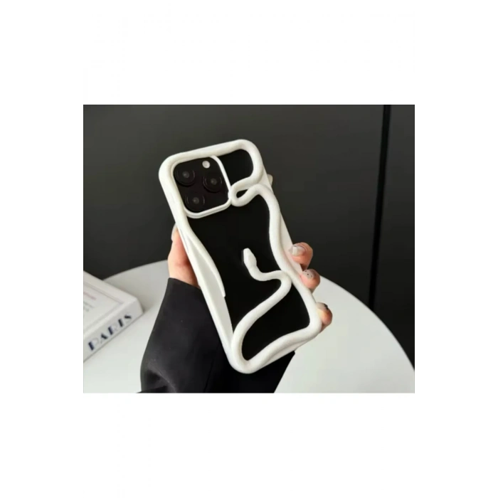 Apple Iphone Uyumlu 3D Snake Tasarımlı Silikon Kılıf