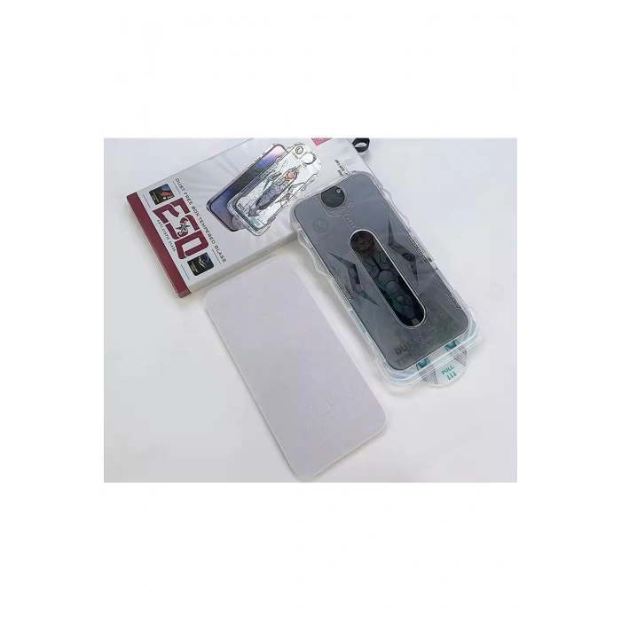 Apple Iphone Uyumlu Kolay Takma Aparatlı Cam Ekran Koruyucu