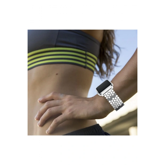 Apple Watch Uyumlu Metal Luna Kordon