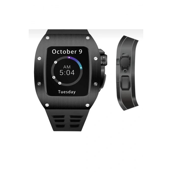 Apple Watch Uyumlu 45 Mm Berlin Loop Kasa Ve Kordon