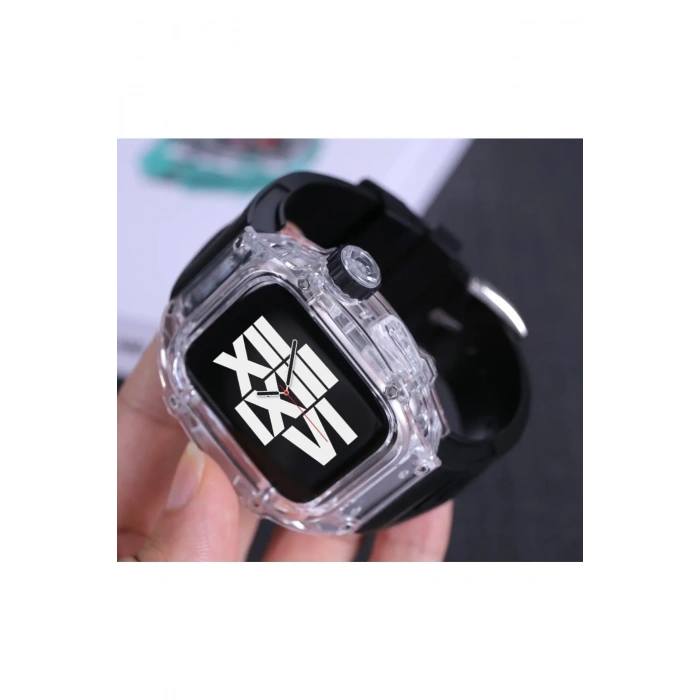 Apple Watch Uyumlu 45 Mm Vegas Kasa Ve Kordon