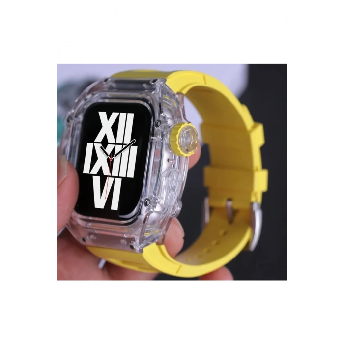 Apple Watch Uyumlu 45 Mm Vegas Kasa Ve Kordon