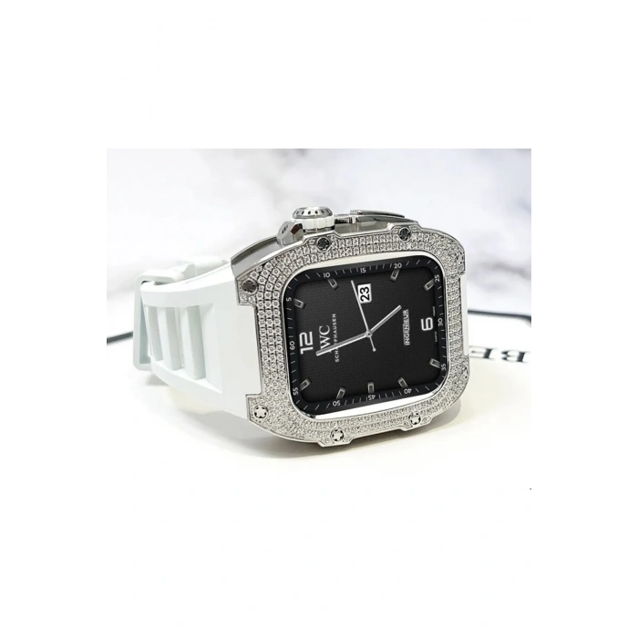Apple Watch Uyumlu Diamond Belize 45mm Kasa ve Kordon