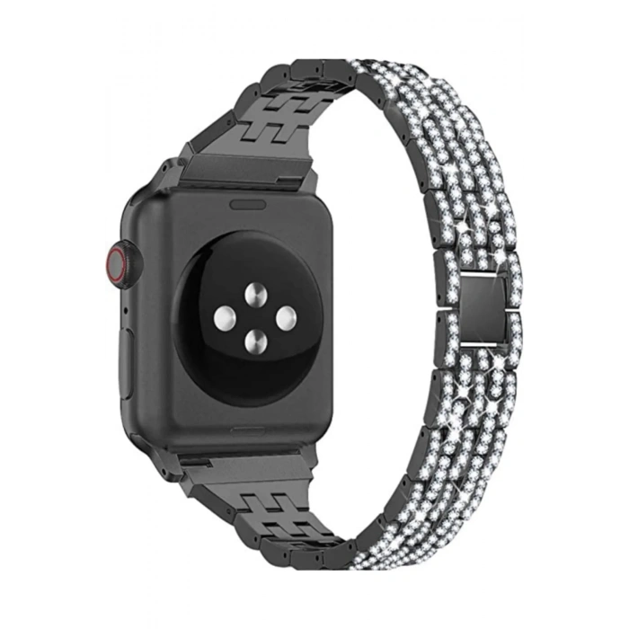 Apple Watch Uyumlu Diamond Metal Kordon