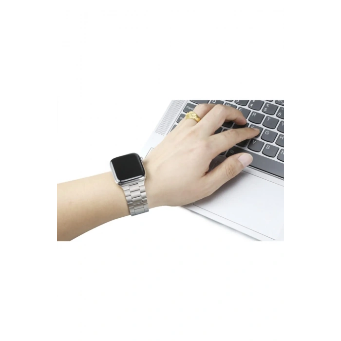 Apple Watch Uyumlu Olexi Çelik Loop Kordon