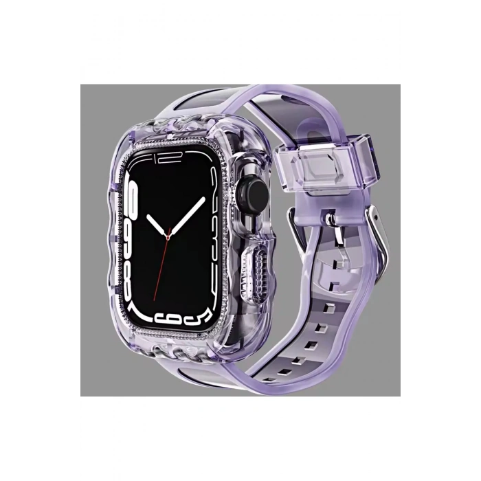 Apple Watch Uyumlu Oregon Silikon Kasa ve Kordon