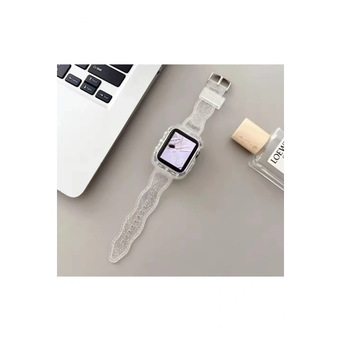 Apple Watch Uyumlu Oregon Silikon Kasa ve Kordon