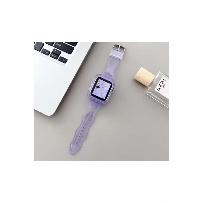 Apple Watch Uyumlu Oregon Silikon Kasa ve Kordon