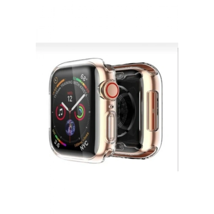 Apple Watch Uyumlu Şeffaf Silikon Koruma Kılıfı