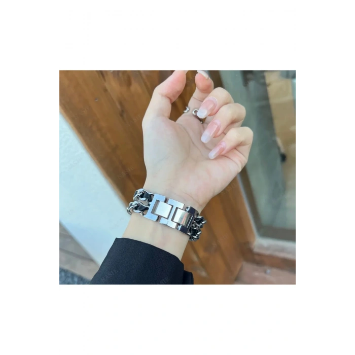 Apple Watch Uyumlu Şık Metal Örgü Kordon