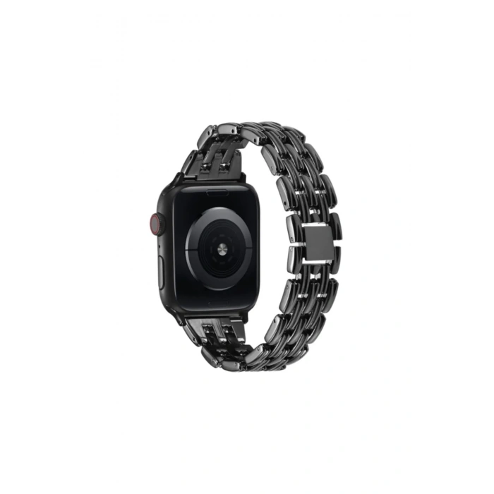Apple Watch Uyumlu Simetro Metal Loop Kordon