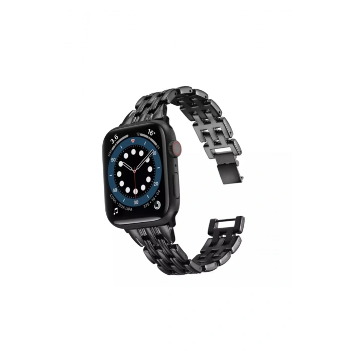 Apple Watch Uyumlu Simetro Metal Loop Kordon