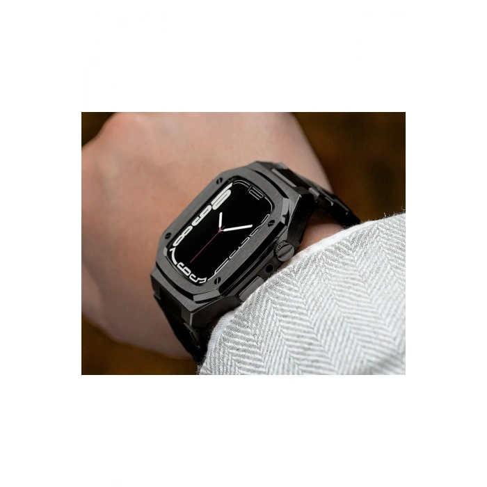 Apple Watch Uyumlu 45mm Steel Loop Kasa Ve Kordon