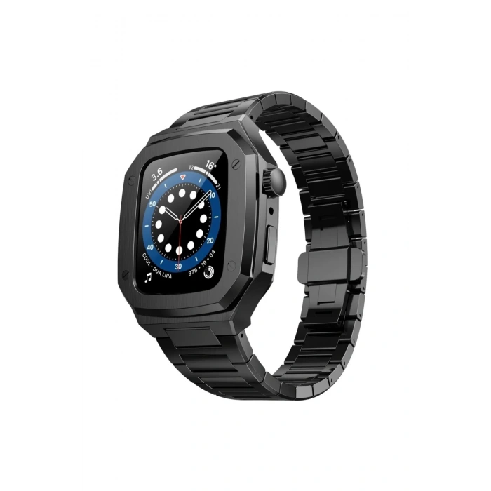 Apple Watch Uyumlu 45mm Steel Loop Kasa Ve Kordon