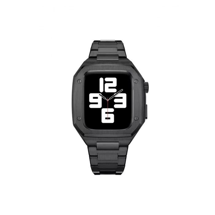 Apple Watch Uyumlu 45mm Steel Loop Kasa Ve Kordon
