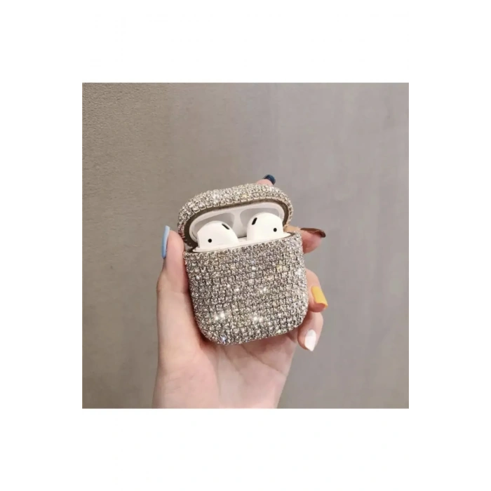 Diamond Taşlı Airpods 1. Ve 2. Nesil Uyumlu Silikon Kılıf