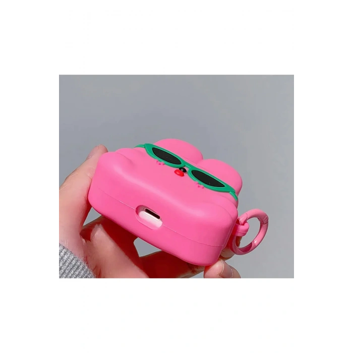 Sevimli Tavşan Desenli Airpods Kılıfı 1 ve 2 Nesil Uyumlu