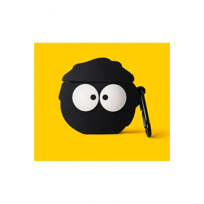 Sevimli Totoro Tasarımlı Silikon Airpods Kılıfı Pro Uyumlu