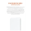 10.000 MAH Powerbank 2x USB Çıkışlı 1 Type-C ve 1 USB Girişli