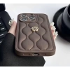 APPLE IPHONE UYUMLU DERİ ROSE TASARIMLI KILIF