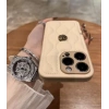 APPLE IPHONE UYUMLU DERİ ROSE TASARIMLI KILIF