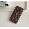 APPLE IPHONE UYUMLU DERİ ROSE TASARIMLI KILIF