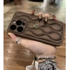 APPLE IPHONE UYUMLU DERİ ROSE TASARIMLI KILIF