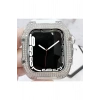 Apple Watch Uyumlu Diamond Belize 45mm Kasa ve Kordon