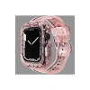 Apple Watch Uyumlu Oregon Silikon Kasa ve Kordon