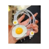 Apple Watch Uyumlu Yumurta Desenli Kablo Koruyucu Set
