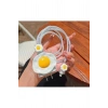 Apple Watch Uyumlu Yumurta Desenli Kablo Koruyucu Set