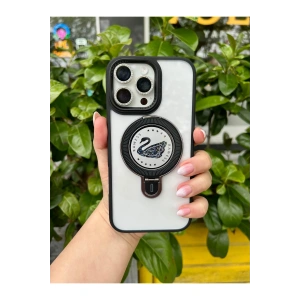 Apple Iphone Uyumlu Magsafe ve Stand Özellikli Swan Silikon Kılıf