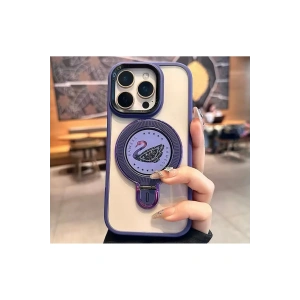 Apple Iphone Uyumlu Magsafe ve Stand Özellikli Swan Silikon Kılıf
