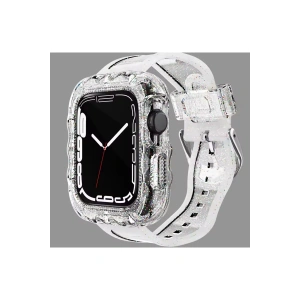 Apple Watch Uyumlu Oregon Silikon Kasa ve Kordon