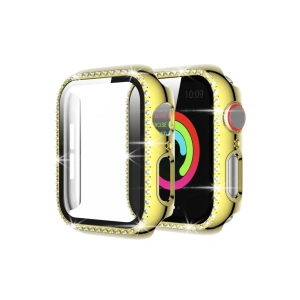 Apple Watch Uyumlu Taşlı Koruma Çerçevesi