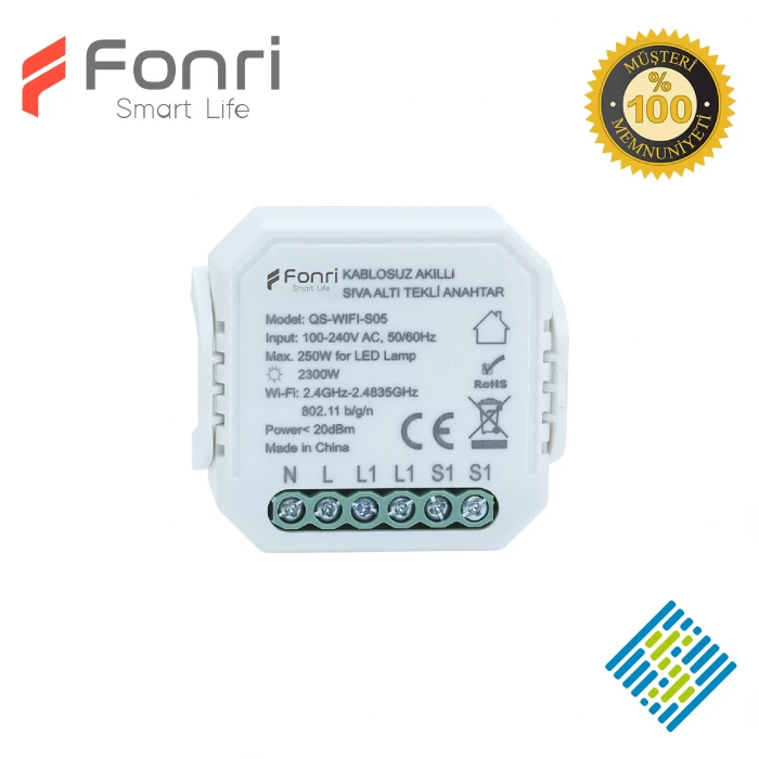 FONRİ AKILLI SIVA ALTI TEKLİ ANAHTAR