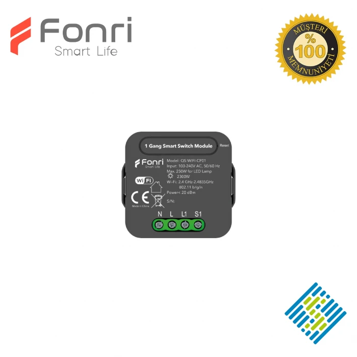 FONRİ AKILLI SIVA ALTI TEKLİ ANAHTAR