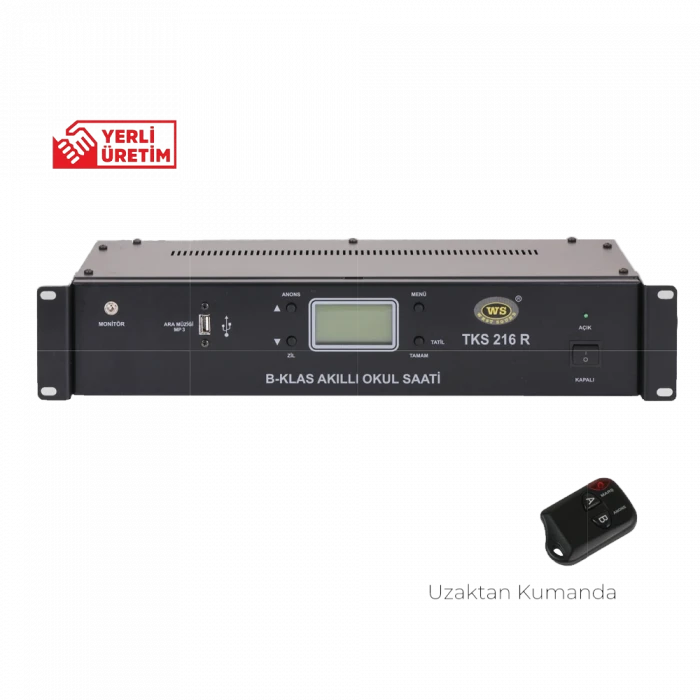 TKS 216 R B KLAS AKILLI OKUL SAATİ (RACK TİPİ)