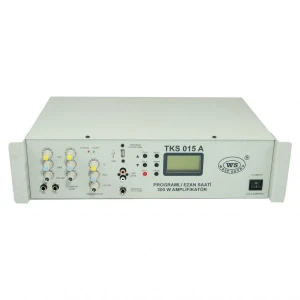 EZAN SAATİ TKS 08 A PROGRAMLI EZAN SAATİ (AMPLİFİKATÖR TİPİ)2 KANAL 2 MIKROFON VE L