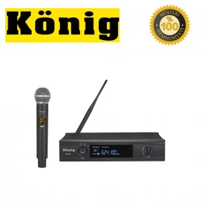 KÖNİG K-401 UHF TEK KANAL EL MİKROFONU
