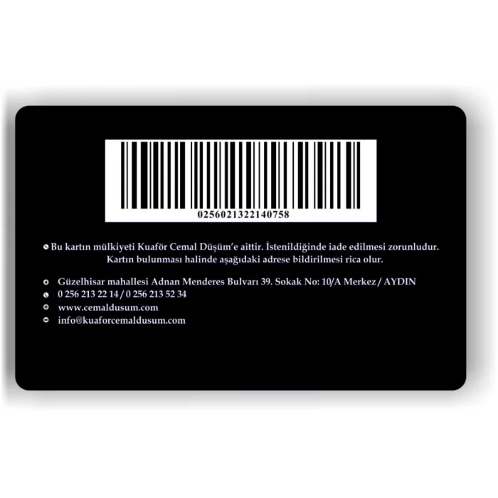 Pvc Kartvizit (50 adet)