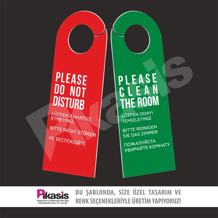Pİ-8 (Rahatsız Etmeyiniz Kartı Dnd Pvc)