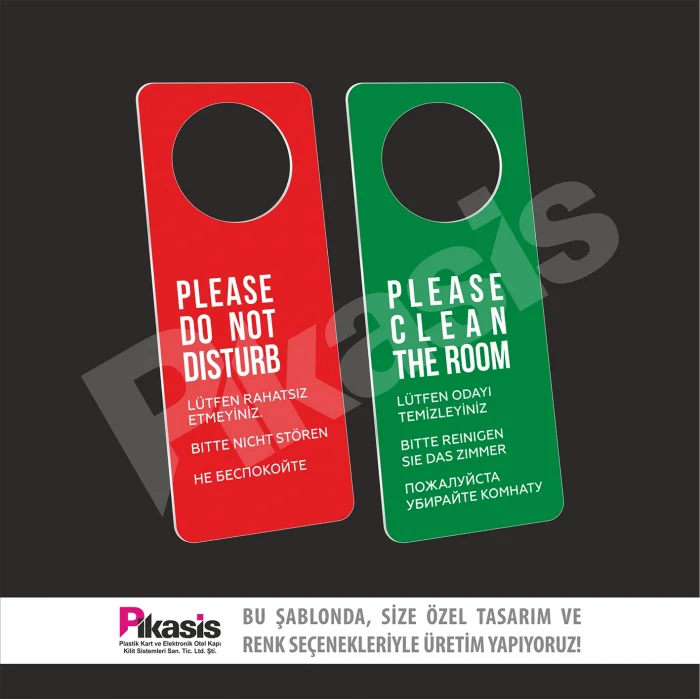 Pİ-11 (Rahatsız Etmeyiniz Kartı Dnd Pvc)