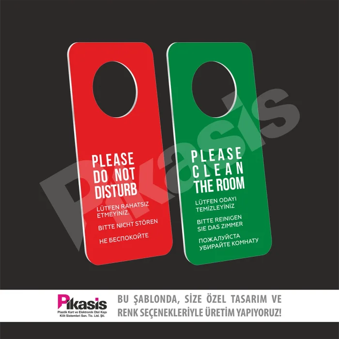 Pİ-21 (Rahatsız Etmeyiniz Kartı Dnd Pvc)