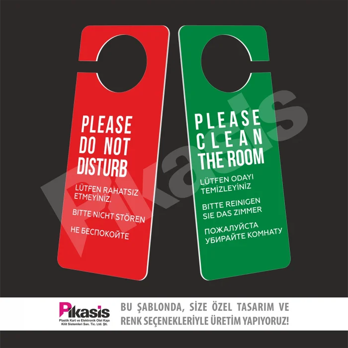 Pİ-32 (Rahatsız Etmeyiniz Kartı Dnd Pvc)