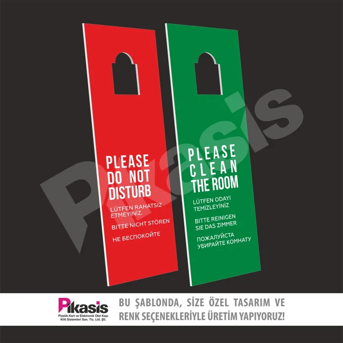 Pİ-38 (Rahatsız Etmeyiniz Kartı Dnd Pvc)