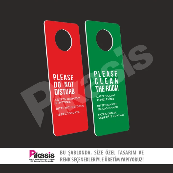 Pİ-42 (Rahatsız Etmeyiniz Kartı Dnd Pvc)