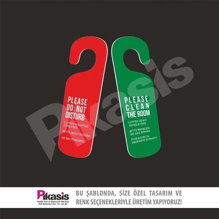 Pİ-43 (Rahatsız Etmeyiniz Kartı Dnd Pvc)