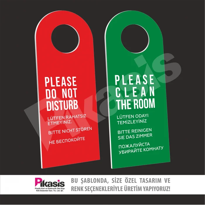 Pİ-44 (Rahatsız Etmeyiniz Kartı Dnd Pvc)